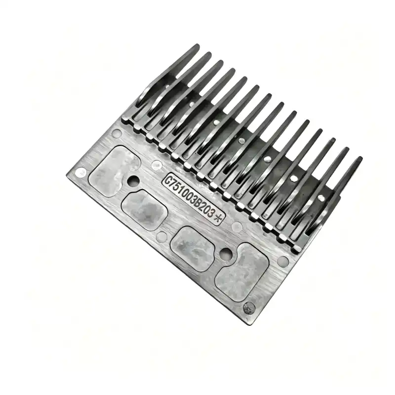 Mitsubishi escalator comb plate C751003B203 - High-Quality Elevator Part | Domilent